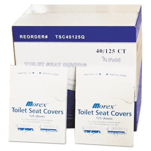 Gen Toilet Seat Covers, 1/4 Fold, White GENTSC40125Q
